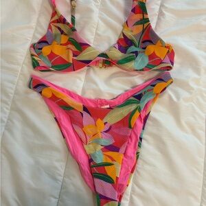 Colorful Floral Bikini Set